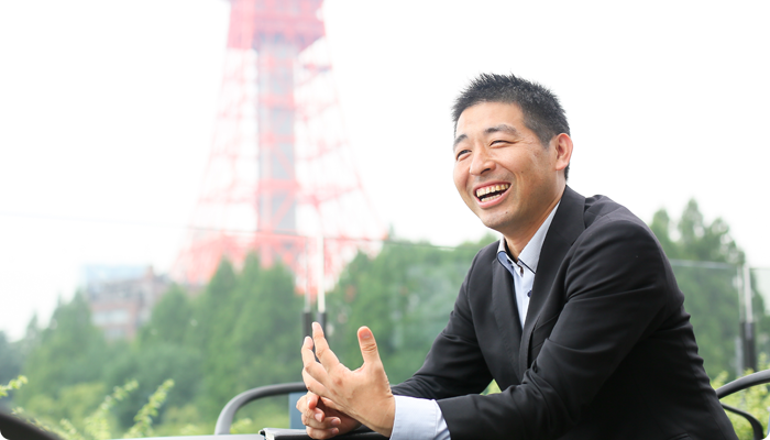 途上国の人たちの役に立つことがしたいと語る松本氏